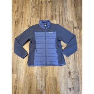 Columbia Track Lines Hybrid Women’s Puffer Jacket Size XL